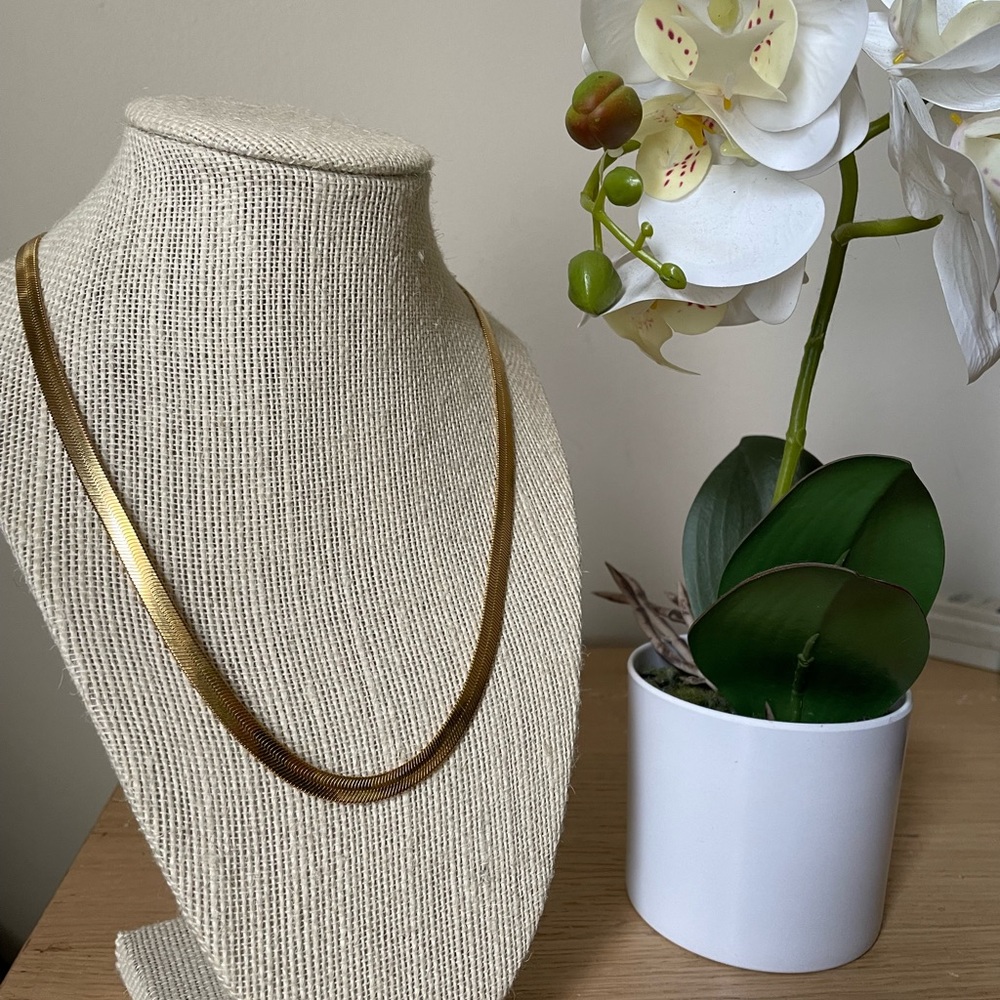 Layering Herringbone Necklace - Picture 2 of 2